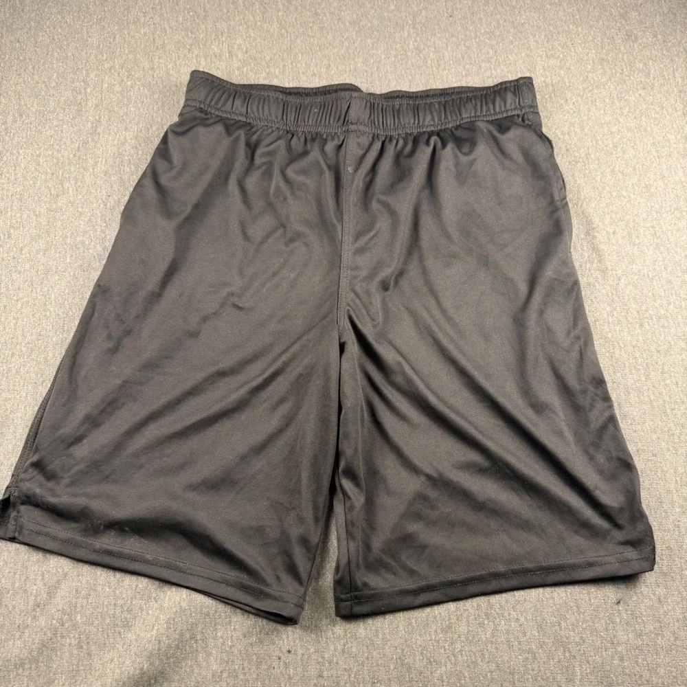Athletic Works Boys Shorts 2 Pack XXL 18 DriWorks Black‎ Neon Green Activewear